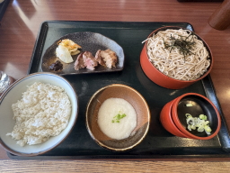 牛たんとお蕎麦の定食